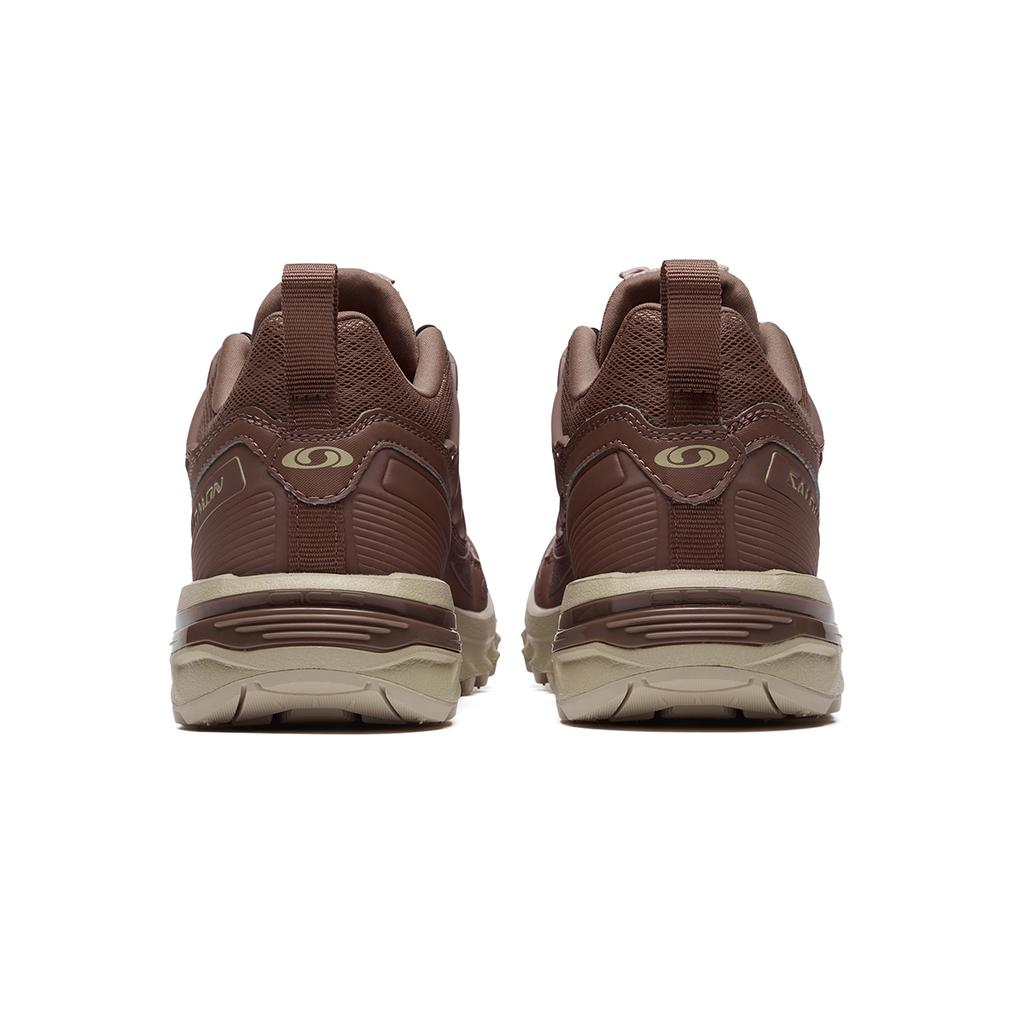 SALOMON Acs+ Saténové Pohodlné Měkké Prodyšné Podpůrné Ležérní Běžecké Boty Unisex Tenisky Červenohnědé 477949