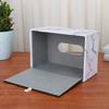 Rectangular Marble PU Leather Cover Towel Handle Towel Handle Desk Dispenser For Home Office Car Decor | Towel Box