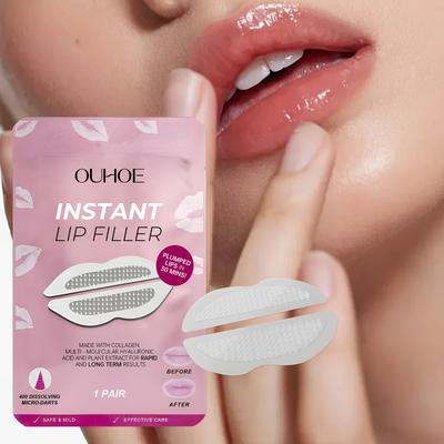 1 Bag of Lip Care Patches with Collagen, Aloe Vera, and Hyaluronic Acid for Gentle Daily Moisturizing and Hydration, Perfect for Summer Use