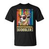 Throat Goat Professional Gobbler Inappropriate Retro Humor T-Shirt