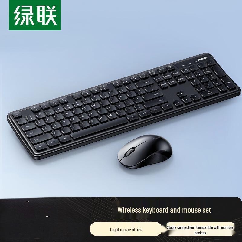 Ugreen 2.4G Wireless Full-Size Keyboard Mouse Combo