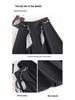 Winter 2025 High-Waisted A-Line Wool Skirt with Thick Hem - Mid-Length Slimming Casual Design