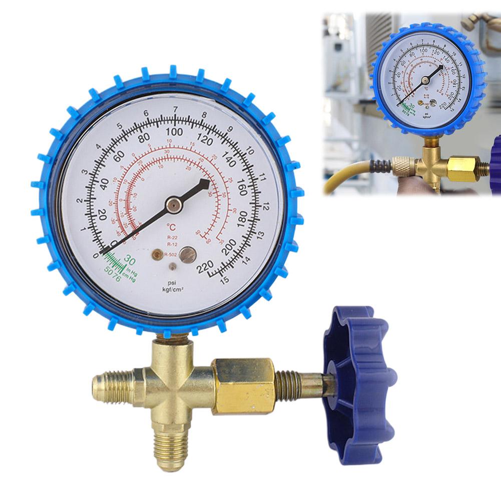 Pressure Gauge Suitable For R22 And R134a Air Conditioner Refrigerant Charging Valve Automobile Fluoride Meter Valve Refrigerant