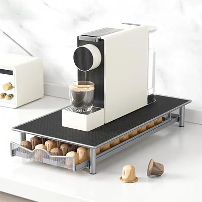 Praktische Kaffeekapselschublade Kaffeepadhalter 40 Stück Kapselorganisator Aufbewahrungsschublade Regale Heimkaffeeware Zubehör