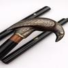 Style Walking Stick with Rosewood Wooden Cane and Raven Bird Brass Handle