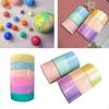 12 Pcs Creative Colorful Sticky Ball Rolling Tapes Craft Sensory Toys Party Relaxing Game for Kids