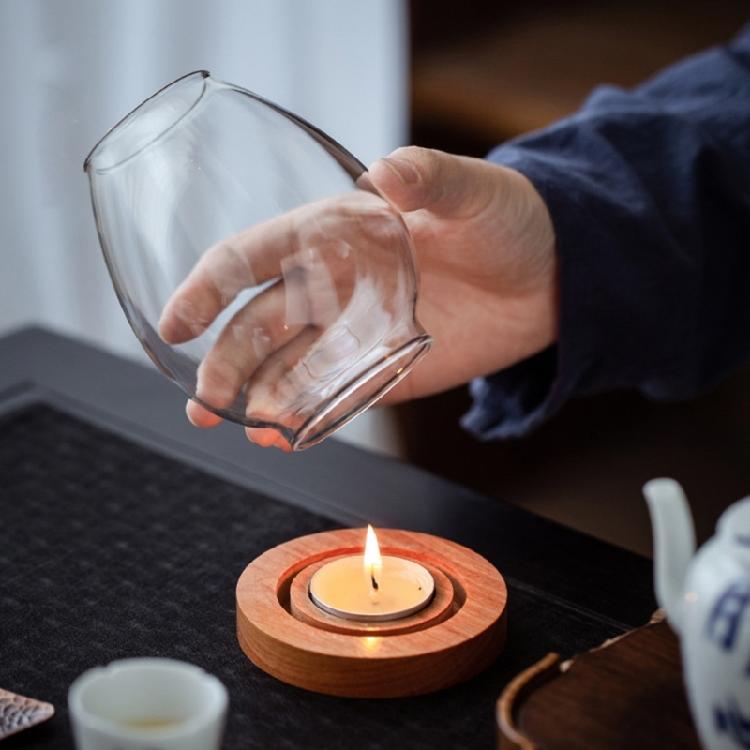 Candle Holder Glass Cover Decorations for Bedroom Farmhouses Candlesticks Decors