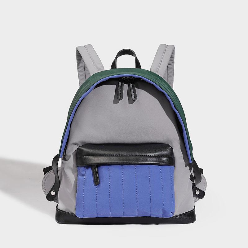 

2025 Spring/Summer New Nylon Backpack for Women, Versatile Casual Lightweight Sporty Style Large Capacity Backpack for School Girls блакить