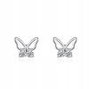 Fraise Butterfly Earrings S925 With Cubic Zirconia