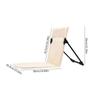 Portable Folding Camping Chair Stadium Seats Comfortable Backrest Cushion Outdoor Moon Chair For Hiking Picnic Fishing Chairs