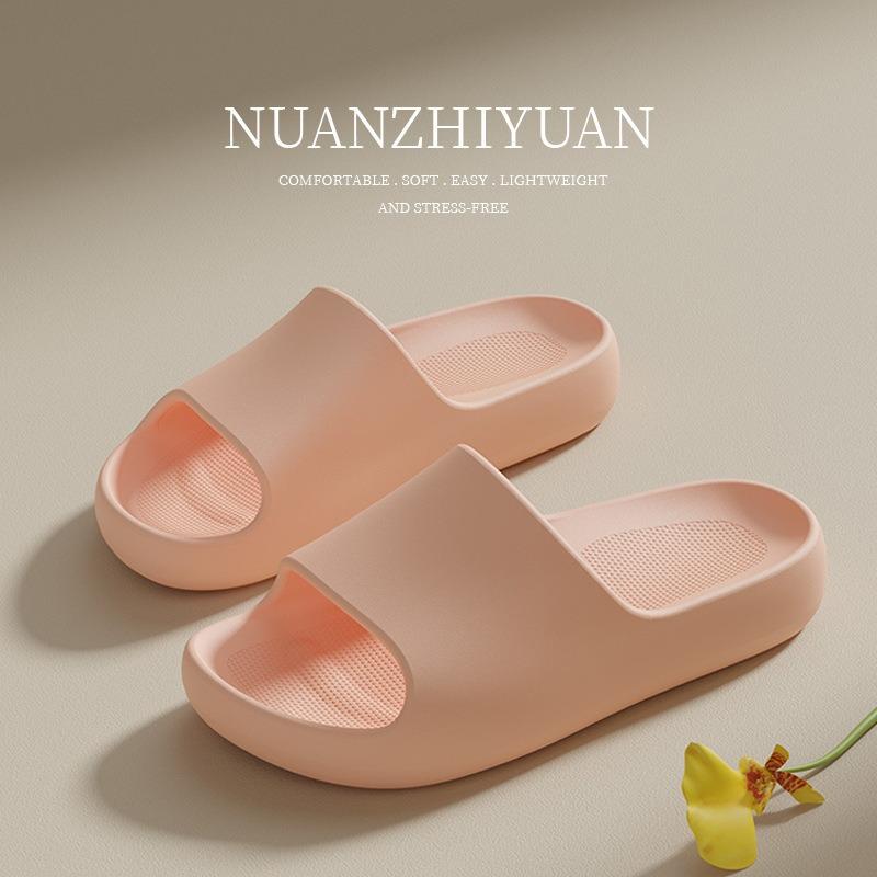 Warm edge eva new cool slippers women's summer home use heightening outer wear beach shoes