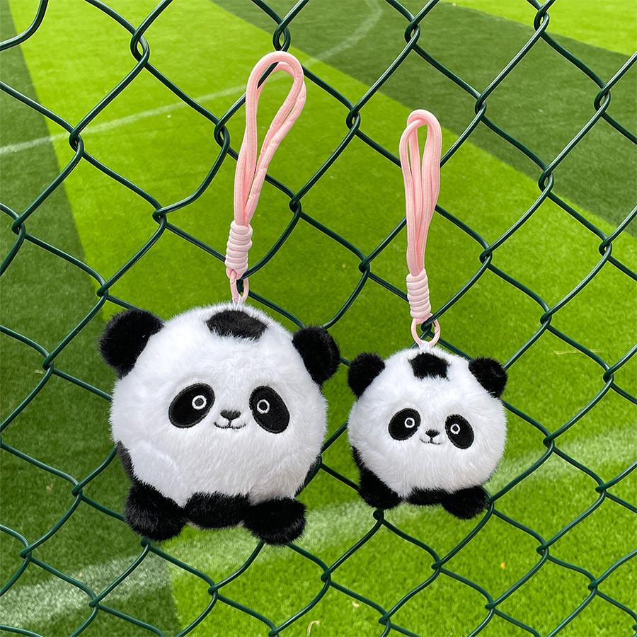 Football Panda Plush Keychain Toy For Kids And Teens Perfect For Bags And Car Decor