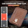 For Vauxhall Car Sun Visor Card Holder Multifunction Storage Bag Glasses Tickets Clip Accessories VXR8 Vivaro Corsa Insignia
