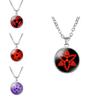 Unique Naruto Sharingan Pendant Necklace Alloy Charm Anime Collectible