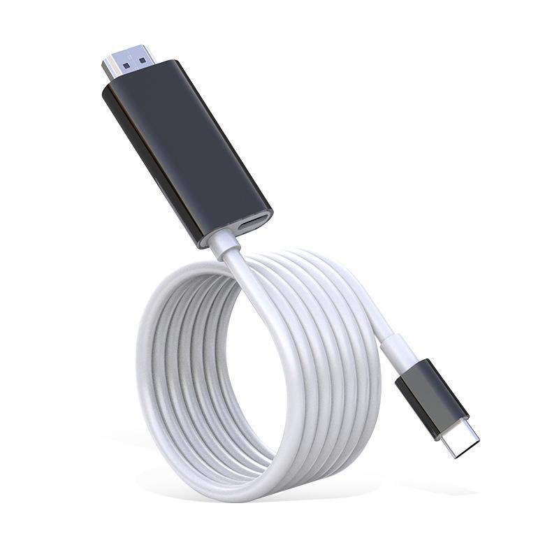 

Кабель-адаптер Nintendo Switch Type-C to USB 3.1 4K@30 Гц для проецирования HD на мобильный телефон и компьютер Switch model Type-C to HDMI (4K30HZ) PD charging