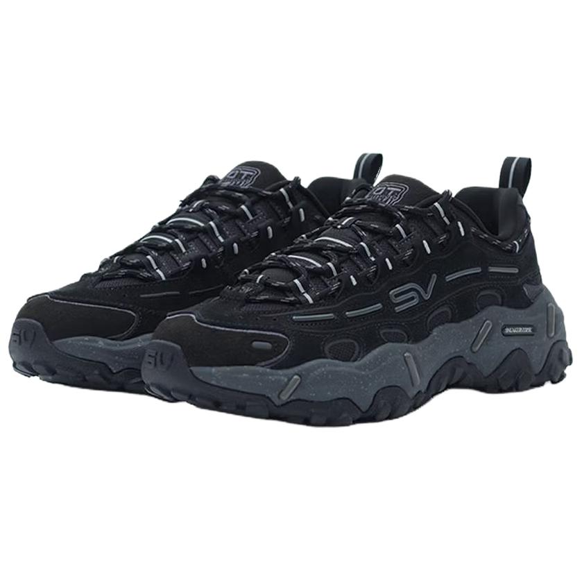 Anta Cookie SV Cookie V2 Comfortable Simple Height Increasing Low Top Casual Shoes Men Sneaker Black 112618806V-2
