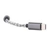 Type C To 4.4mm Headphone Jack Adapter Cable CX31993 Chip Cooperized Silver 384KHz 32bit Type C To 4.4mm Sound Adapter