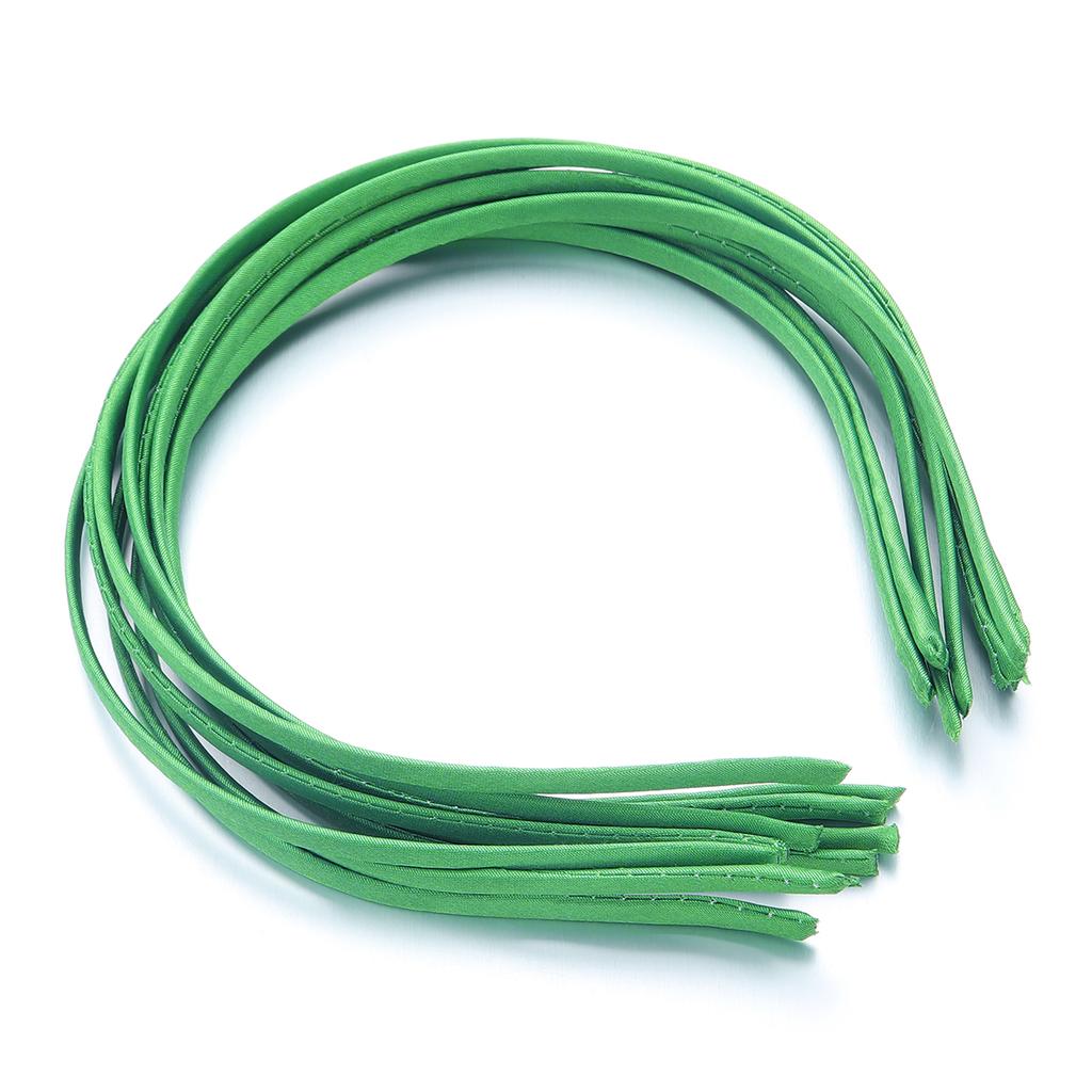 10Pcs Colorful Fabric Covered Headbands Hair Hoops Blank Base Settings DIY Hair Accessories Headwear Girls Makeup Wash Hairband