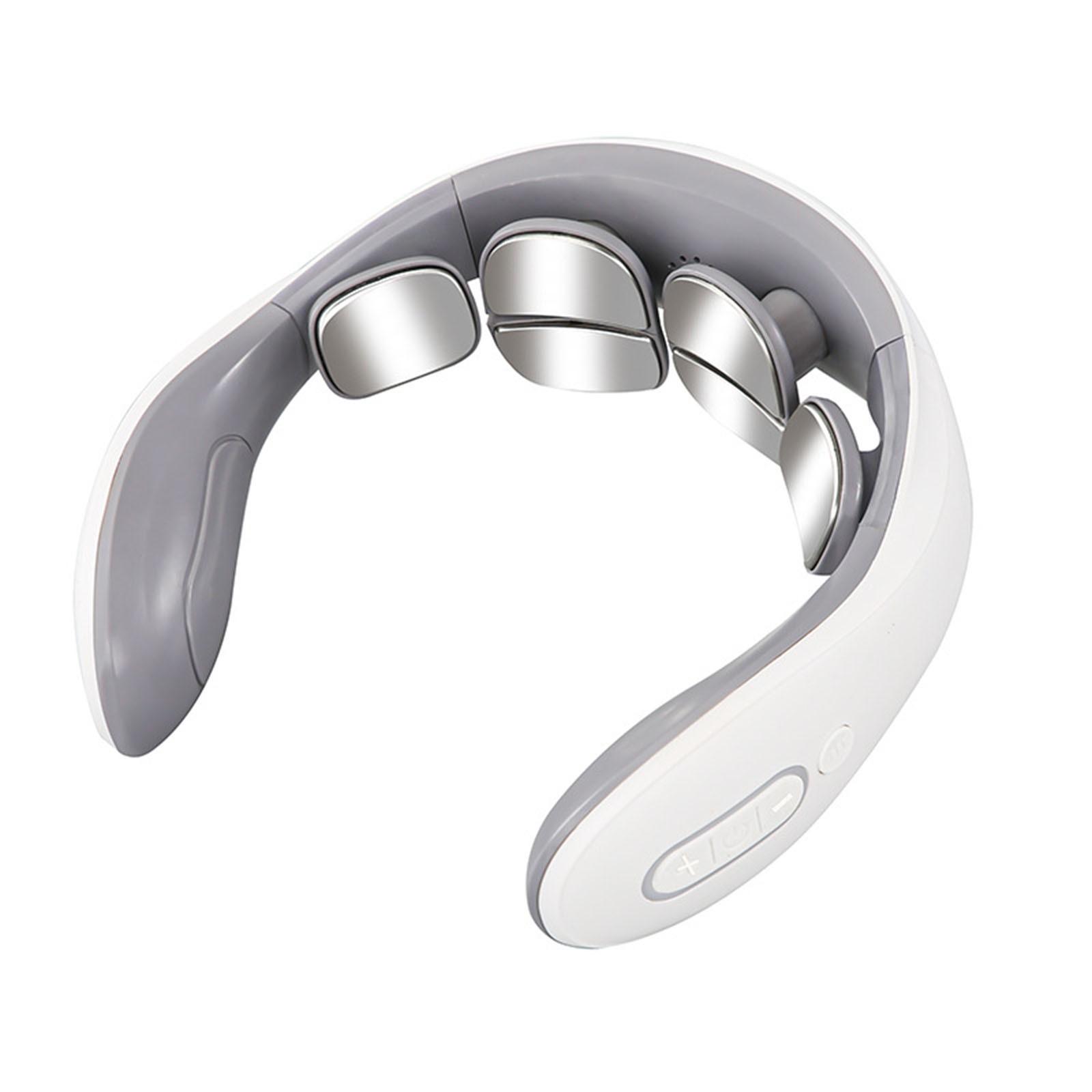 

Электрический массажер для шеи с подогревом для снятия боли 10 режимов интенсивности интеллектуальный массажер беспроводной подарки для мужчин и женщин