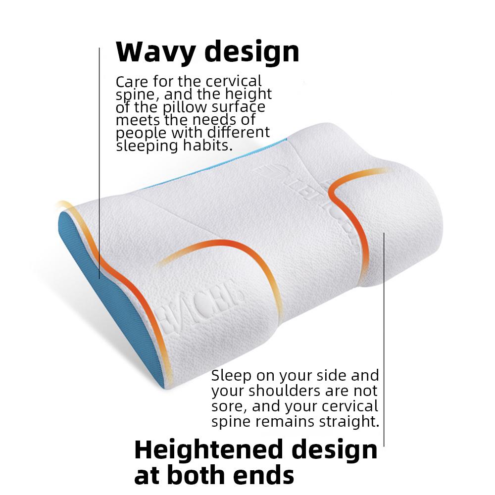 Slow Rebound Memory Foam Pillow Core Sleep Aid Memory Pillow Ergonomic Pillow Core Orthopedic Pillow Bedding