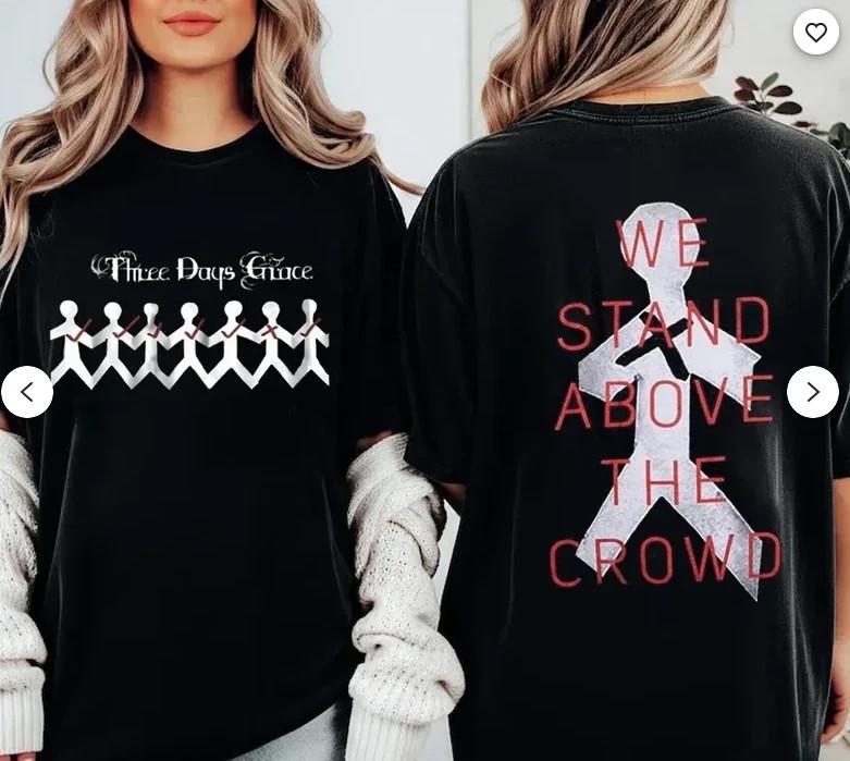 Three Days Grace Stick Figure TShirt L