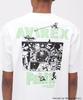 Avirex FELIX COMICS Short Sleeve Size T-SHIRT, Felix, Men's T-Shirt, 2XL, 030, White, 783-5134036