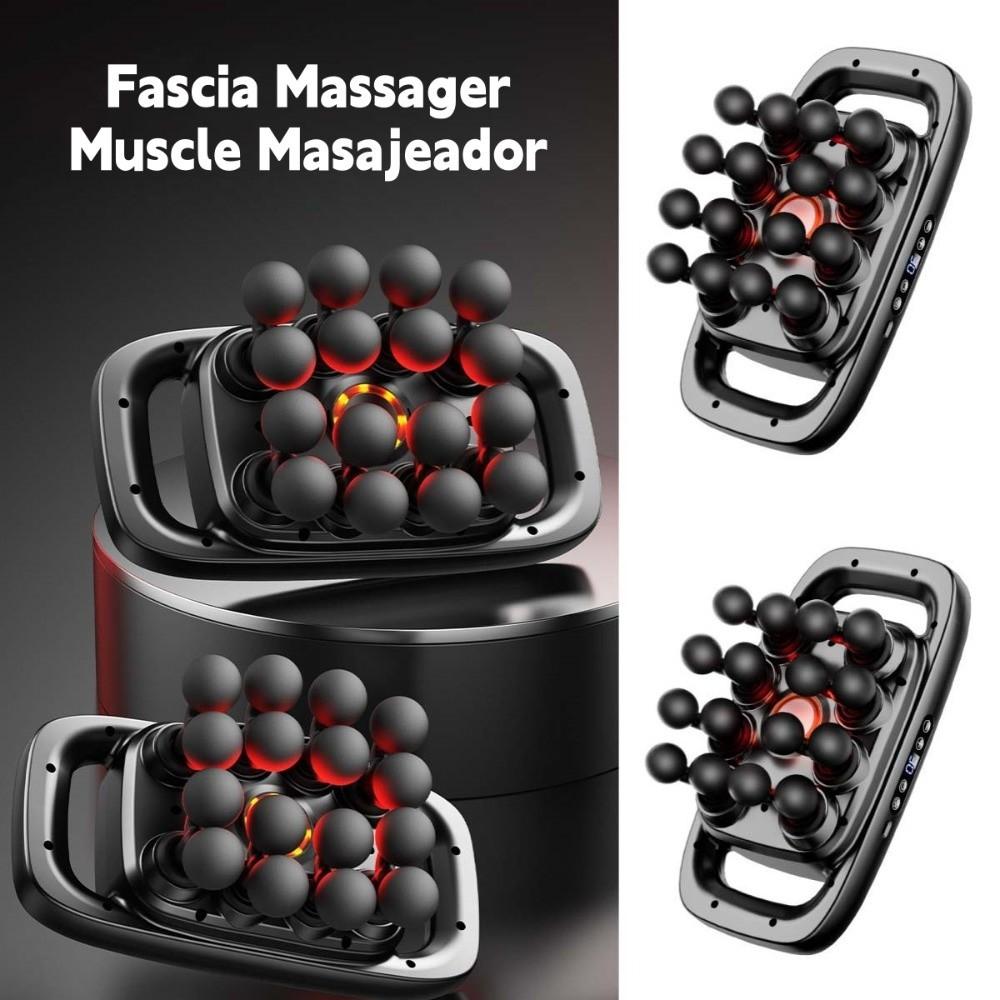 High-Frequency Vibration Fascia Massager Electric Deep Tissue Massage Device  Muscle Relaxation