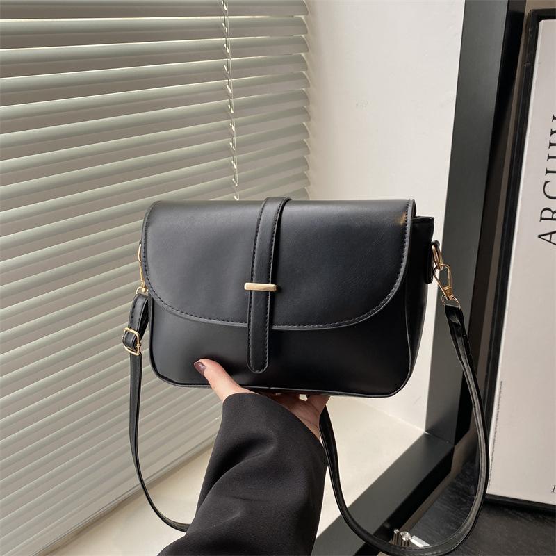 Casual Pu Messenger Bag Women's New Trendy Fashion Versatile Mother Shoulder Bag Commuting Large Capacity Small Square Bag