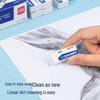Deli 2B Low-Dust Exam Eraser for Primary Students
