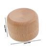 1Pc Portable Vintage Round Wooden Jewelry Storage Box Ring Earrings Container Storage Case
