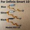 For Infinix Smart 10 ID Home Button Fingerprint Menu Return Key Recognition Scanner Sensor Flex Cable X6725