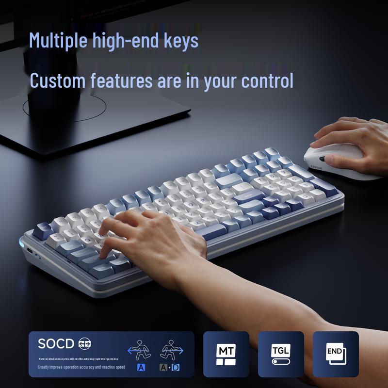 EWEADN ES98 Tri-Mode Gasket Hot-Swappable Mechanical Keyboard