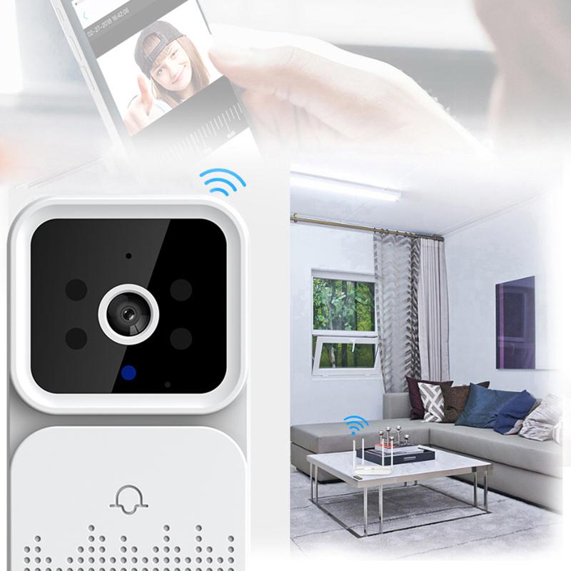 X9 WIFI Video Doorbell Camera Wireless Night Vision Smart Home Security HD Door Bell Two Way Intercom Voice Change For Home
