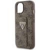 Guess Guhcp15Spgs4Tdw Iphone 15 / 14 / 13 6.1 Brązowy/Brown Hardcase Grip Stand 4G Triangle Strass