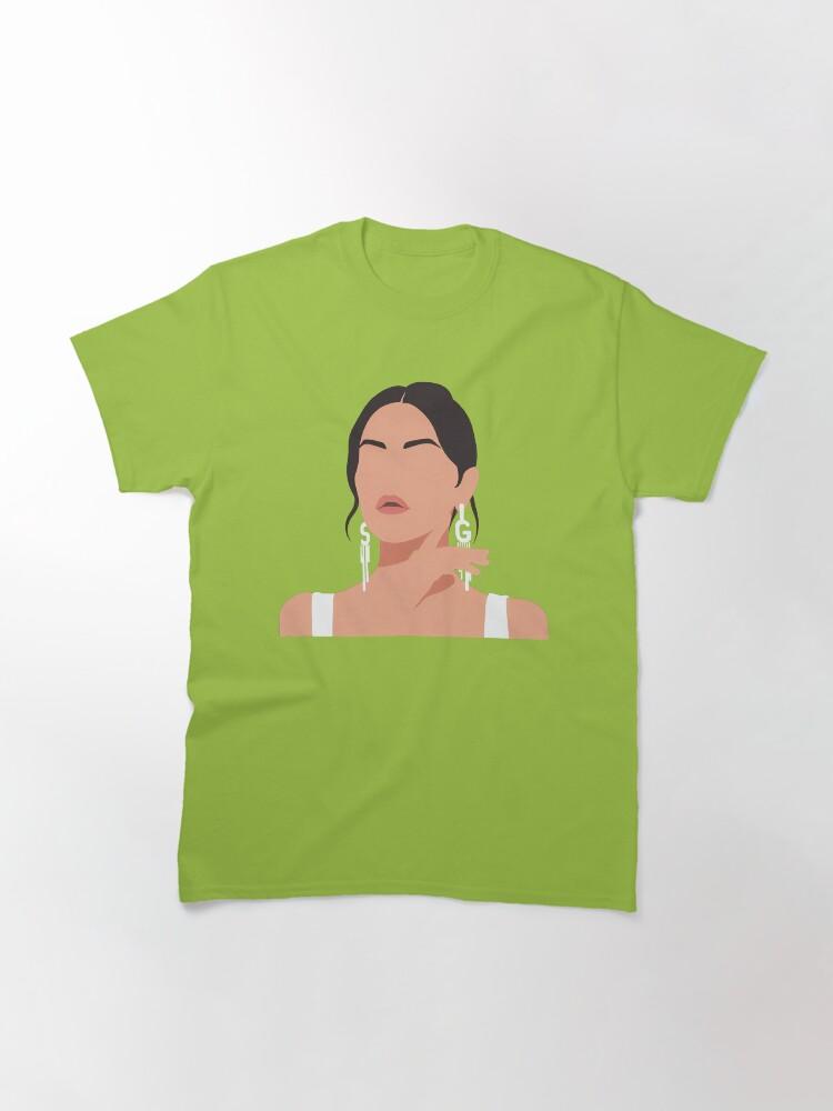 Selena Gomez Lineless Illustration Classic T-Shirt