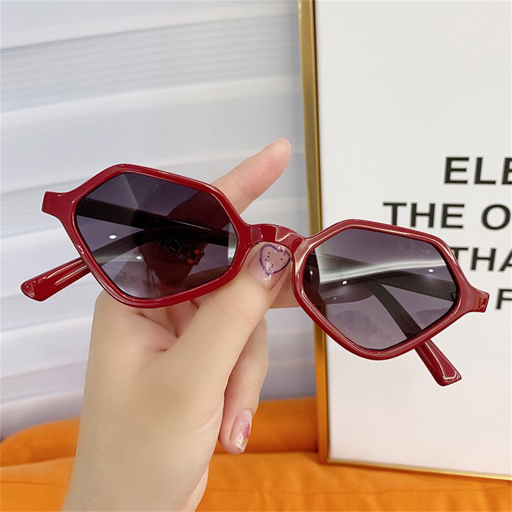 Irregular Polygon PC Multi Colorful Frame and Lenses Optional Outdoor Sunshade with UV 4 Protection Function Sunglasses