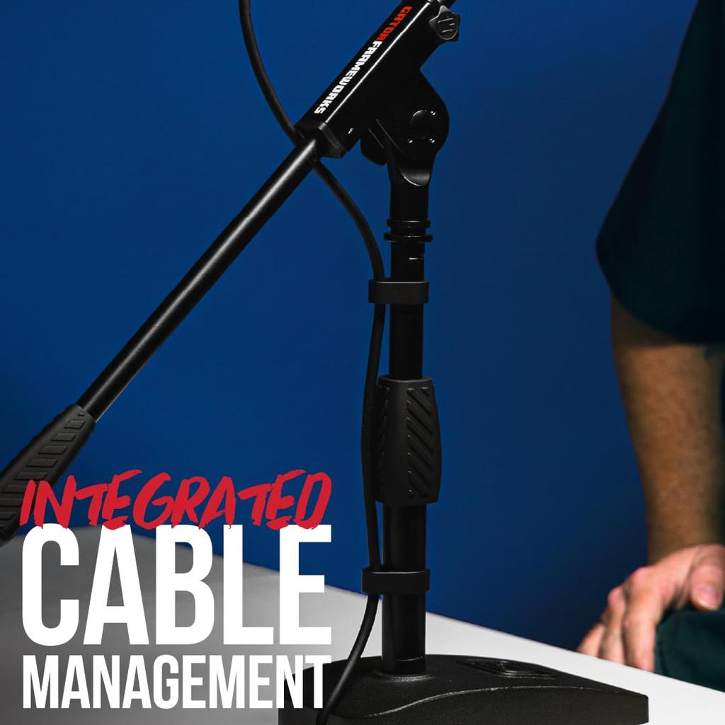 GATOR Frameworks Gator Frameworks Microphone Stand, Short Boom Type (for Bass Drums, Amplifiers, etc.) GFW-MIC-0821 [Official Japanese Product]