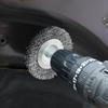 10styles Steel Wire Brush Wheel Cup Brush Metal Polishing Rotary Cleaning Rust Corrosion Rust Removal Edge Grinding Deburring