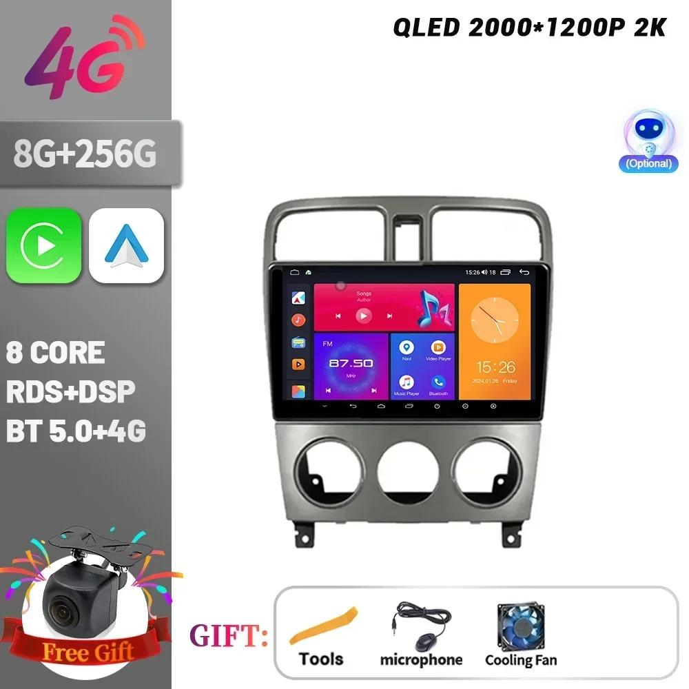 Android 14 For Subaru Forester SG 2002 - 2008 Car Radio Multimedia Navigation 4G GPS Wireless Carplay Stereo Head Unit Screen