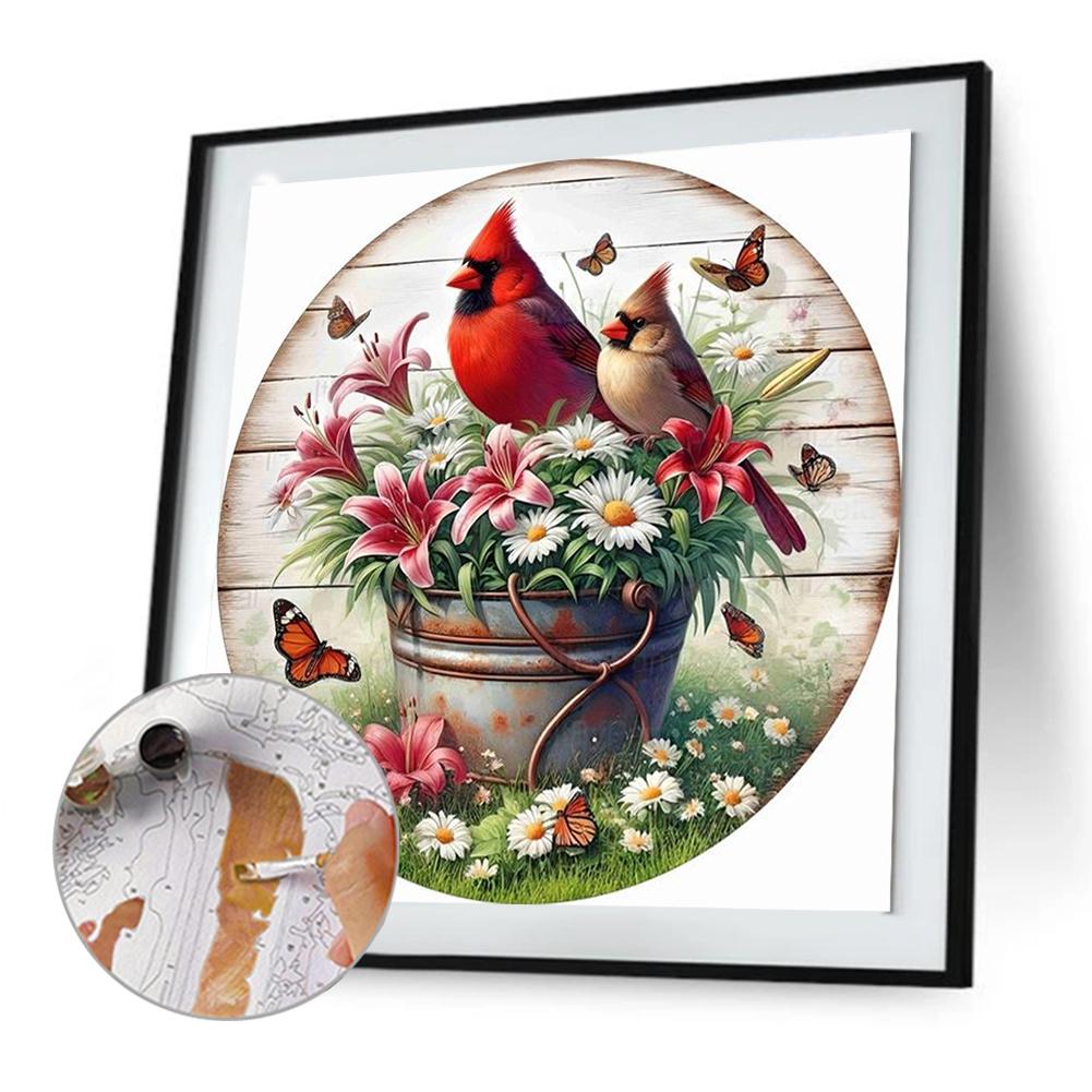 

Malen-nach-Zahlen-Set auf Leinwand DIY-Ölkunst Tierbild Heim-Wanddekoration H4420