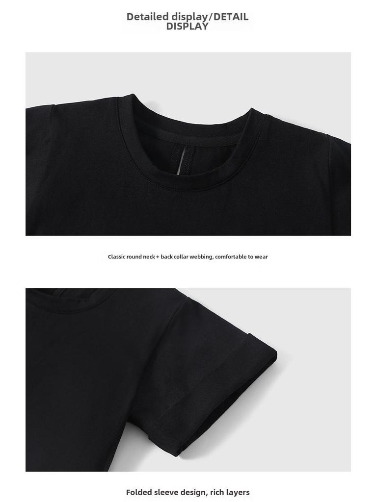 2025 New Summer Family Outfits: Parent-Child Matching Slim Suits for 3-4 People