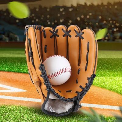 Baseballové rukavice Tréninkové vybavení na softball Velikost 10,5/11,5/12,5 Pravá ruka pro dítě Mládež Dospělý Muž Žena Vlak