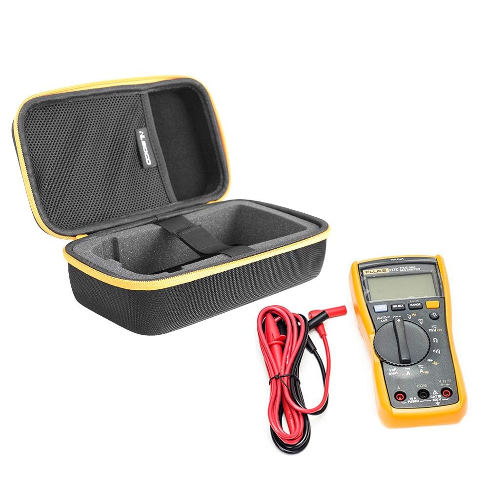 Compatible Storage Case for HIOKI Digital Multimeters and Fluke DT4252/DT4253/DT4255/DT4256/DT4261/DT4281/DT4282 117/116/115/114/107/15B+/17B+/233