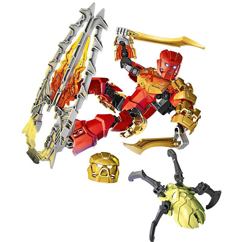 DIY Biochemical Warrior Master Domestic Building Blocks Skeleton Spider King Mech Assembly Combination toys for children gifts