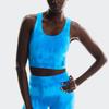 Na Studio Crop z odkrytymi plecami Oddychający Lekki Wygodny Sportowy Tank Damskie Top Light-Blue 1WF10500018