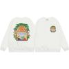 Grenzüberschreitende trendige Marke Casablanca Casablanca Buchstabe gemaltes Print 380g Herren- und Damen- Rundhals-Pullover