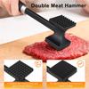 A25F-For Tenderizing Tool- Meat Tenderizer, Dual-Side Meat Mallet, Heavy Duty Solid Meat Hammer Pounder For Steak, Pork& Beef