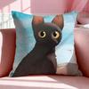 Band F-Flow Cushion Cover Breathable Linen Pillowcase Summer Odorless Eco-Friendly Invisible Zipper Washable
