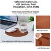 Solid Color Mouse Mat Waterproof Computer Mouse Pad Office Desk Leather Mouse Pad