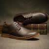 Classic Men Shoes Brand Men Genuine Leather Shoes Lace Up Suit Shoe Men's Office Business Shoe Commuting Leisure Shoes Men